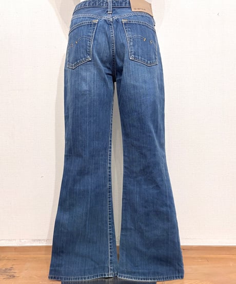 Vintage G-STAR RAW 3301 Damage Denim Flare Pants S