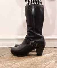 Vintage DANSKO Stitch Design Leather Boots 25cm