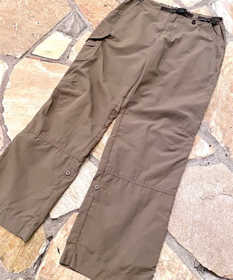 Vintage REI Khaki Brown Tech Design Nylon Pants S