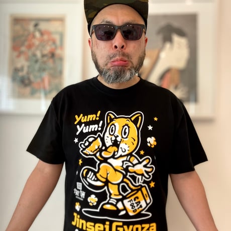 人生餃子ネコちゃんTシャツ
