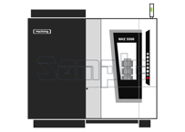 マシニングセンタNHX5500風イラスト