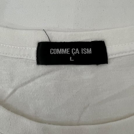 白Tシャツ　　COMME  CA  ISM   Lサイズ