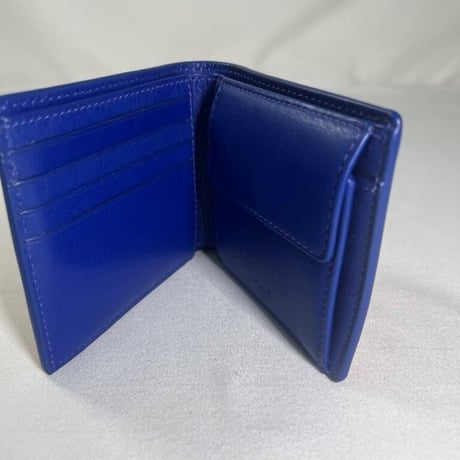 COACH　 赤×青　二つ折り財布