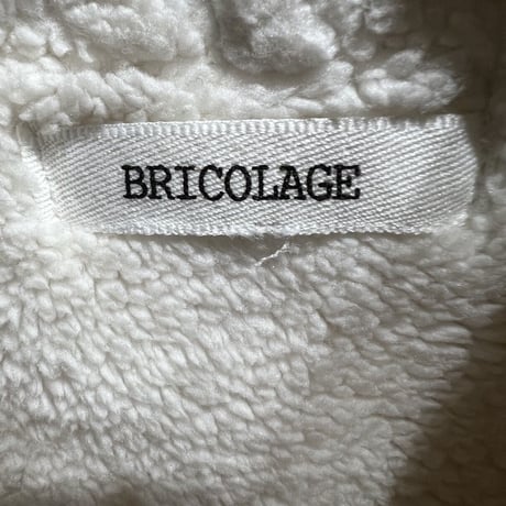 フード付きニット　BRICOLAGE