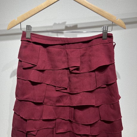 スカート　赤