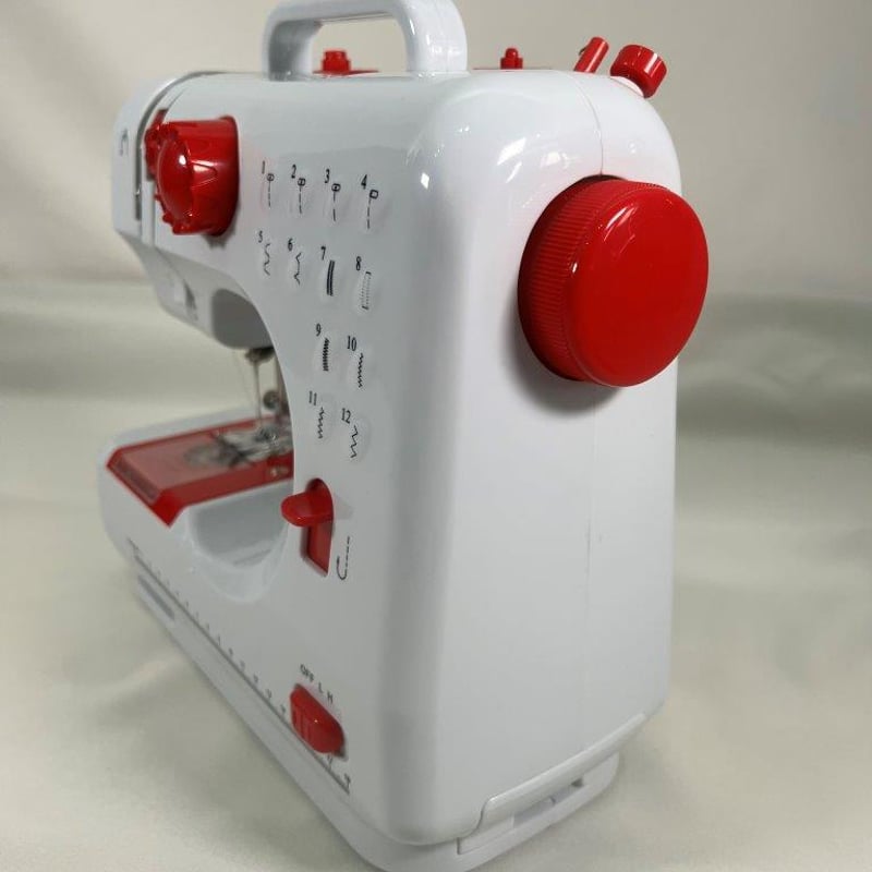 Compact Sewing machne SISコンパクト電動ミシン レッド | tom