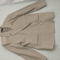 服　肩パット　ベージュ　バブル時代