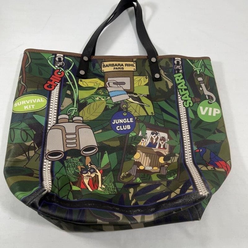 セール【新品未使用】barbara rihl イラストトートバッグ バーバラリール Barbara rihl トートバッグ | tomodachi store