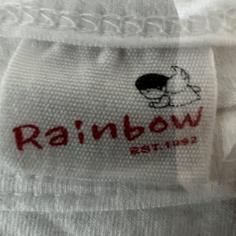 白Tシャツ　　Rainbow  　　M~Lサイズ
