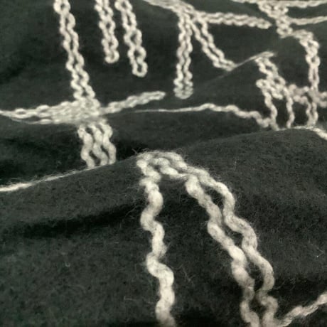 スカート　刺繍