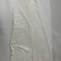 ノースリーブワンピース　白　　Lサイズ