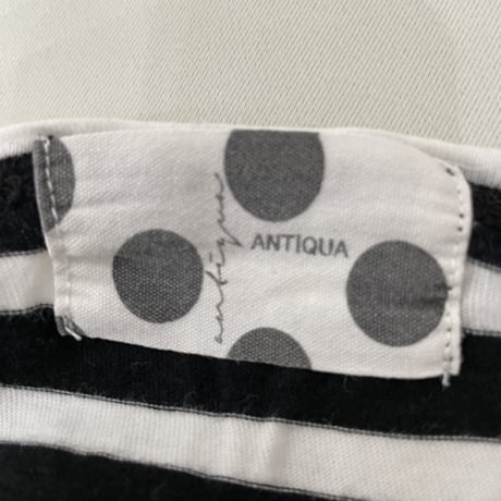ANTIQUA　ボーダーロンT