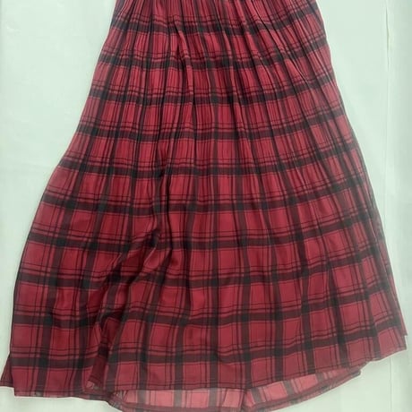 チェックロングスカート　　　Lサイズ