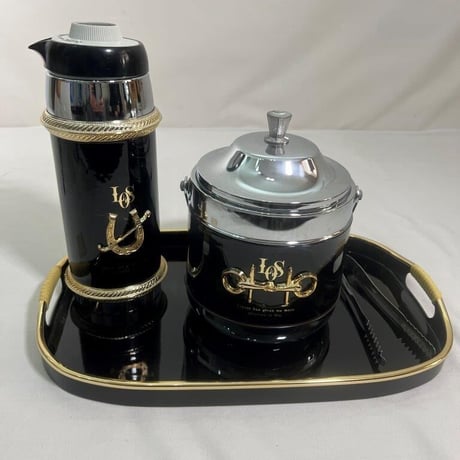 水割りセット、アイスペールセット　漆器