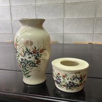 花瓶と灰皿のセット　　応接揃