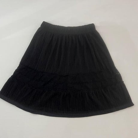 黒色ミニスカート