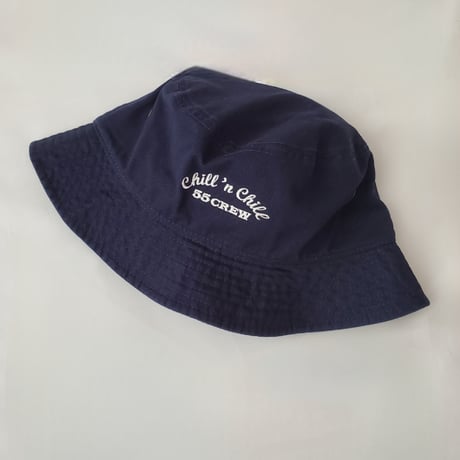 55CREW Original"Chill and Chill"embroidery bucket hat