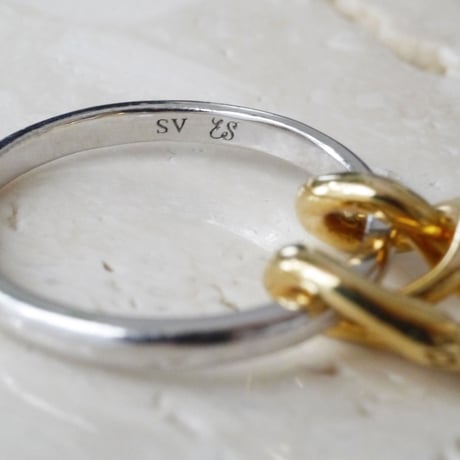 【即売品】Ring : Asclepius / Silver×Gold 12号
