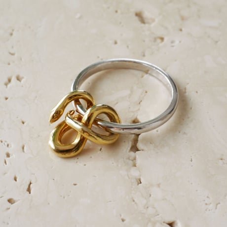 【即売品】Ring : Asclepius / Silver×Gold 12号