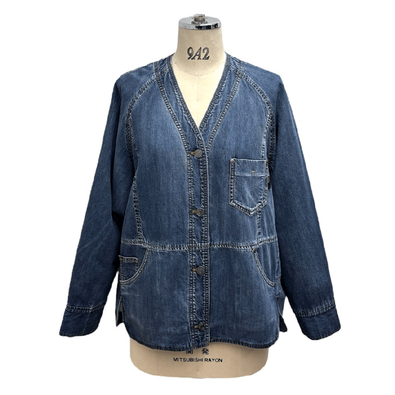 先行予約分『ayane（アヤン）』裏キルトダンガリージャケット 855706