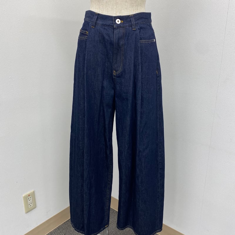 cafune（カフネ）』タックワイドジーンズ | ルルドオンライン