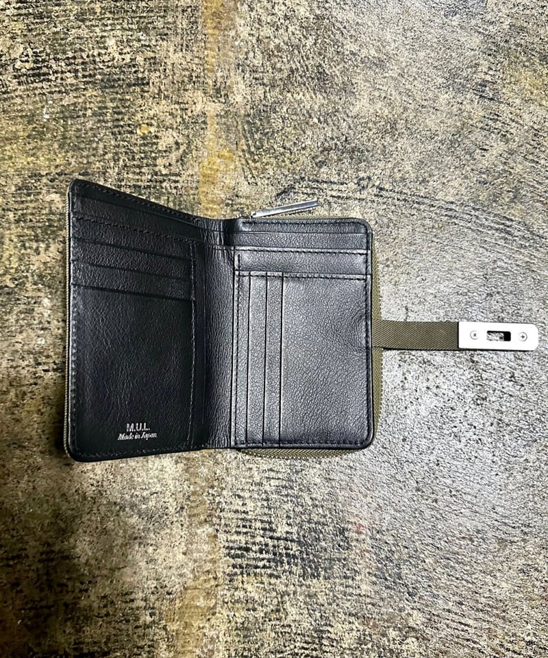 M.U.L ハーフラウンドウォレット財布 本革 リザード型押し 【公式通販】