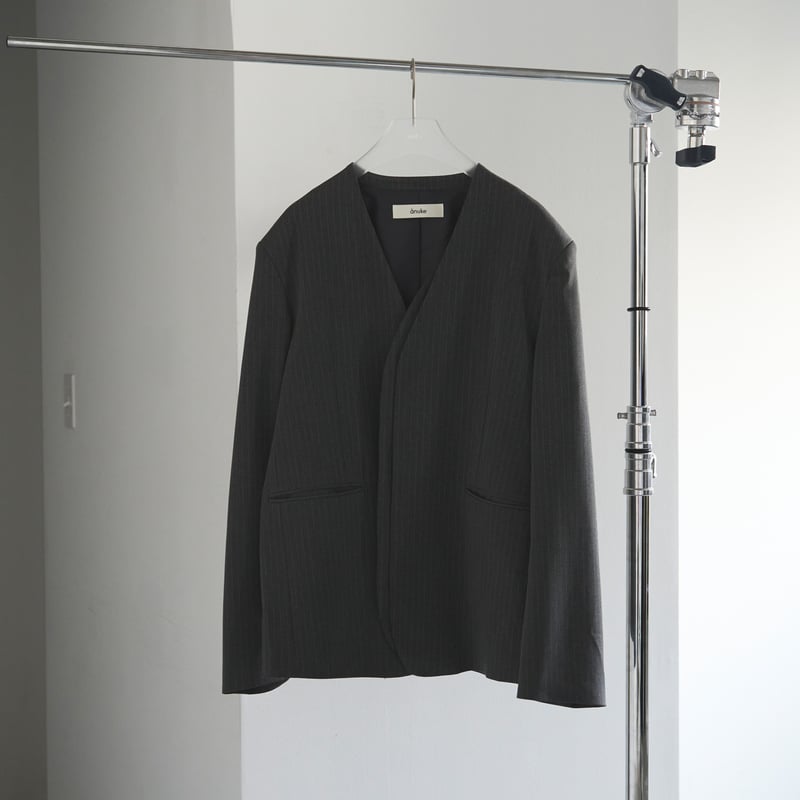 anuke (アンヌーク)』Collarless Over Jacket | ルルドオンライ