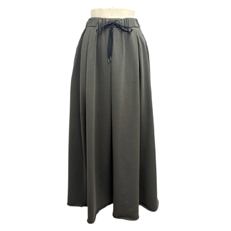 即納分『ayane（アヤン）』裏毛ロングスカート (セットアップ可