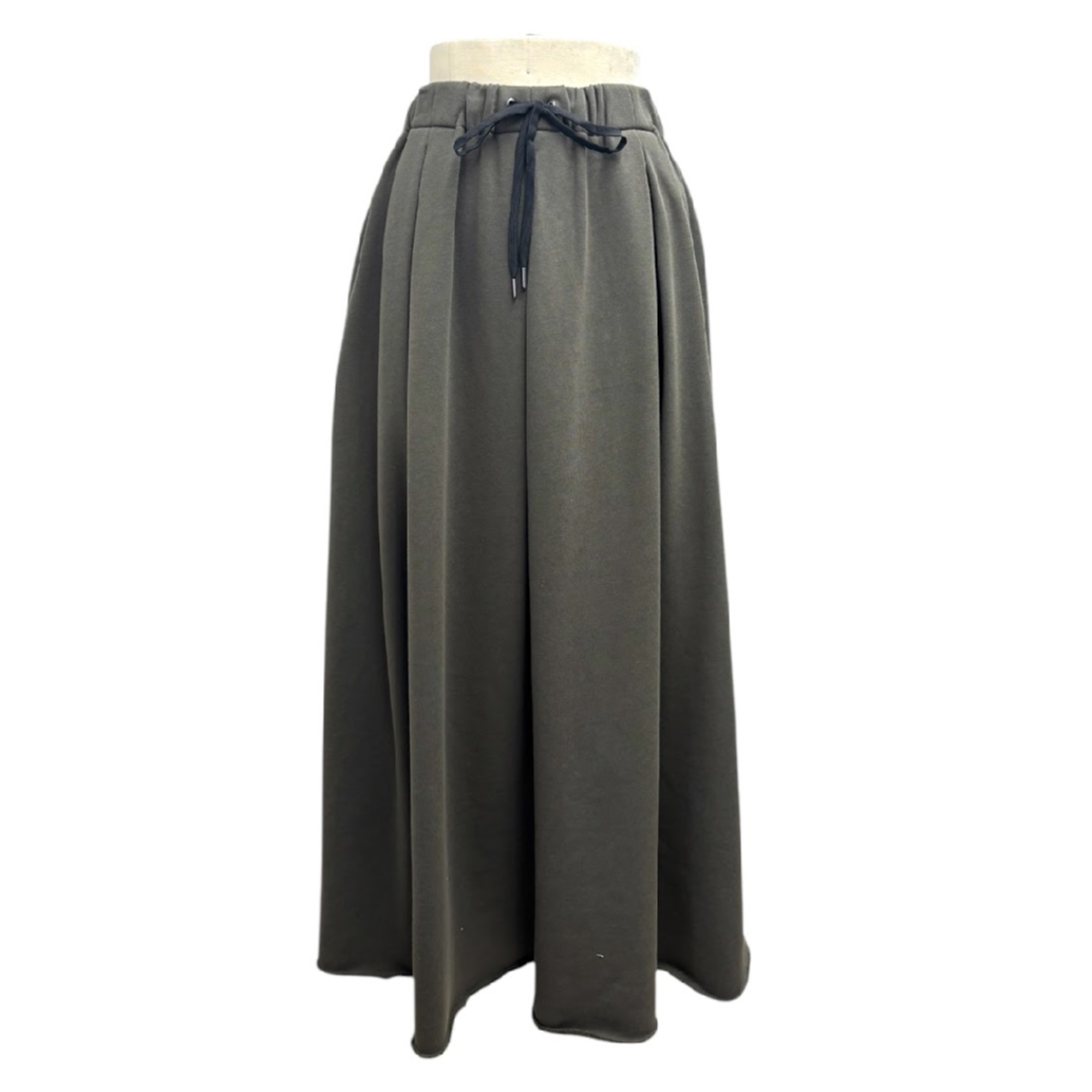 即納分『ayane（アヤン）』裏毛ロングスカート (セットアップ可