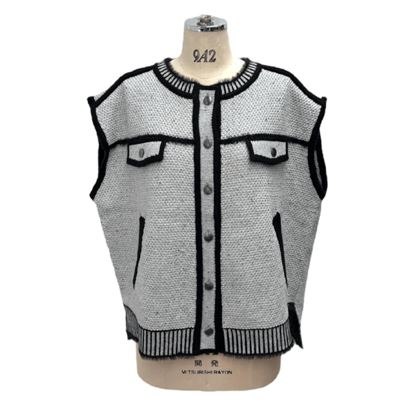 yyk☾.‎˖٭ 様　MUUET ミュエット　アイボリー タバードベスト 先行予約分『ayane（アヤン）』トロンプルイユニットベスト