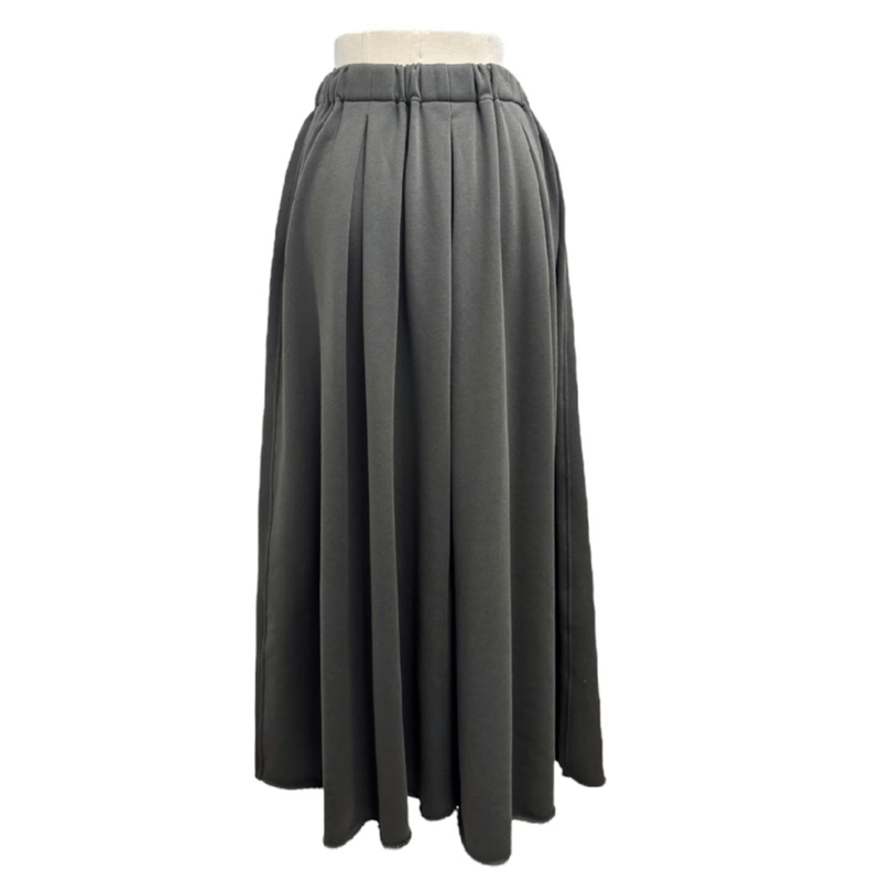 即納分『ayane（アヤン）』裏毛ロングスカート (セットアップ可