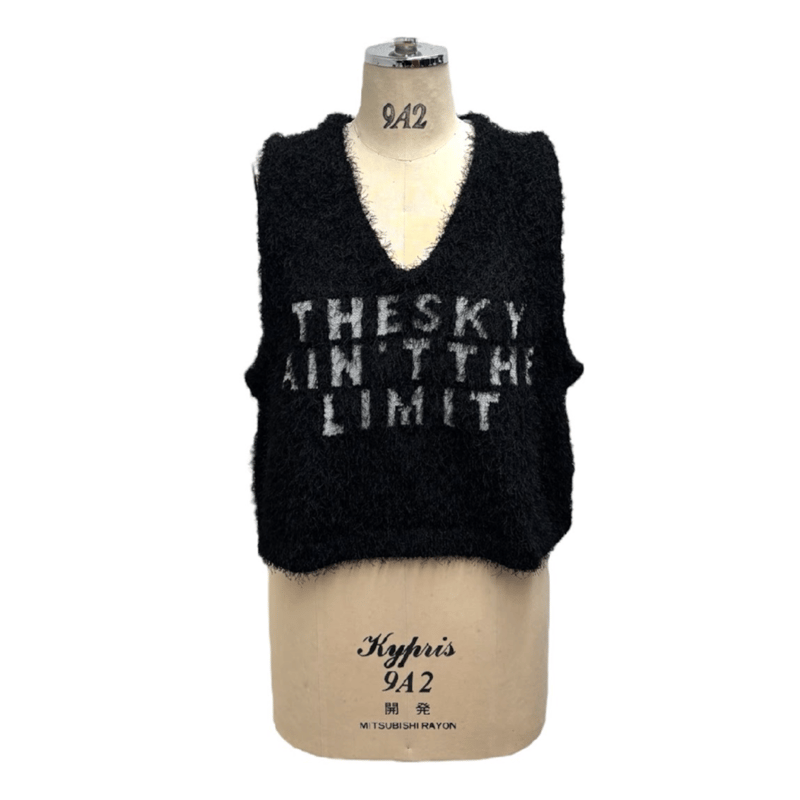 アヤン 先行予約分『ayane（アヤン）』ロゴ入りダンスヤーンニット