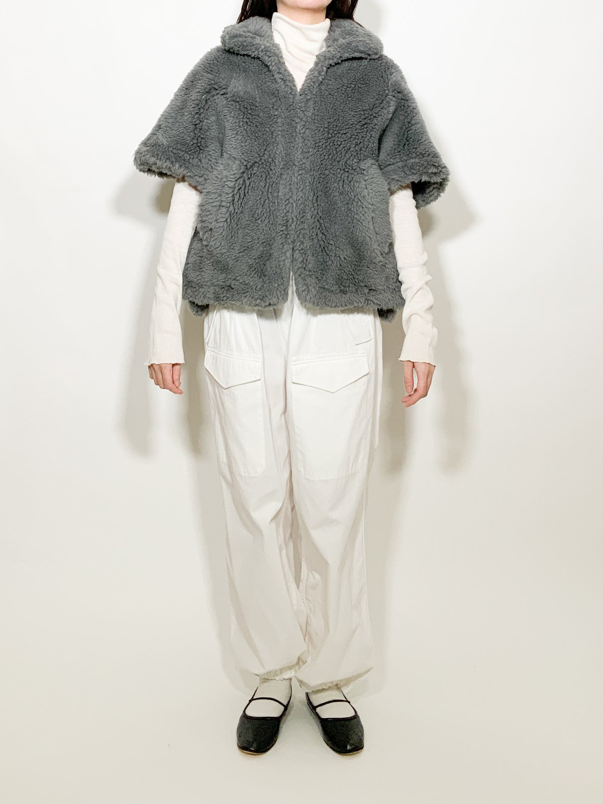 本日限定TICCA ウールファーポンチョ 本日限定TICCA ウールファーポンチョ TICCA』ウールファーポンチョ