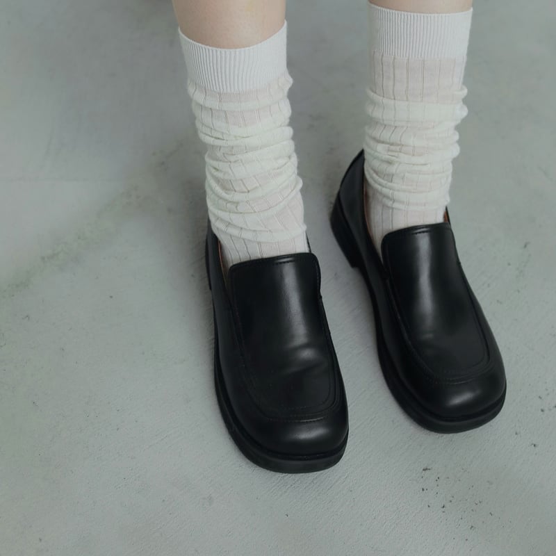 anuke【新品】Ecoleather Loafers レザー　ローファー anuke (アンヌーク)』Ecoleather Loafers | ルルドオンライン LO