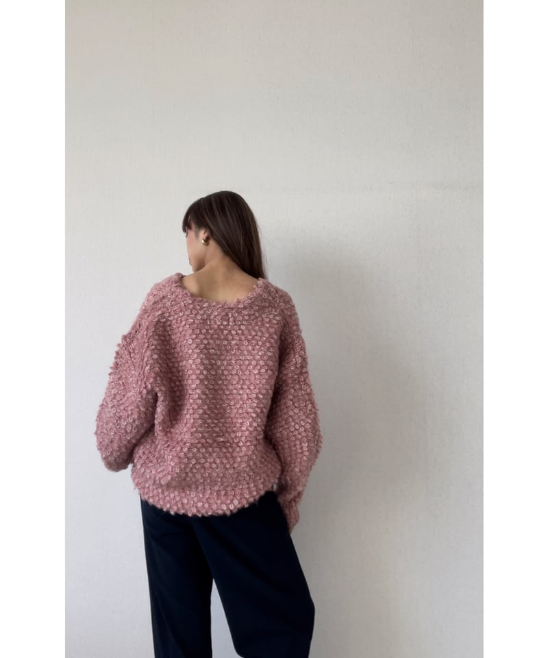 オンラインストア買 CLANE MIX LOOP MOHAIR KNIT TOPS | nahdionline.shop