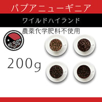 １６パプアニューギニア『ワイルドハイランド』ウォッシュド　200g　農薬化学肥料不使用