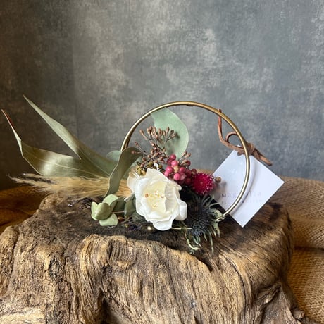 専用＊ミモザ＆ベルガムナッツ　ドライフラワースワッグ 専用＊ミモザ＆ベルガムナッツ ドライフラワースワッグ