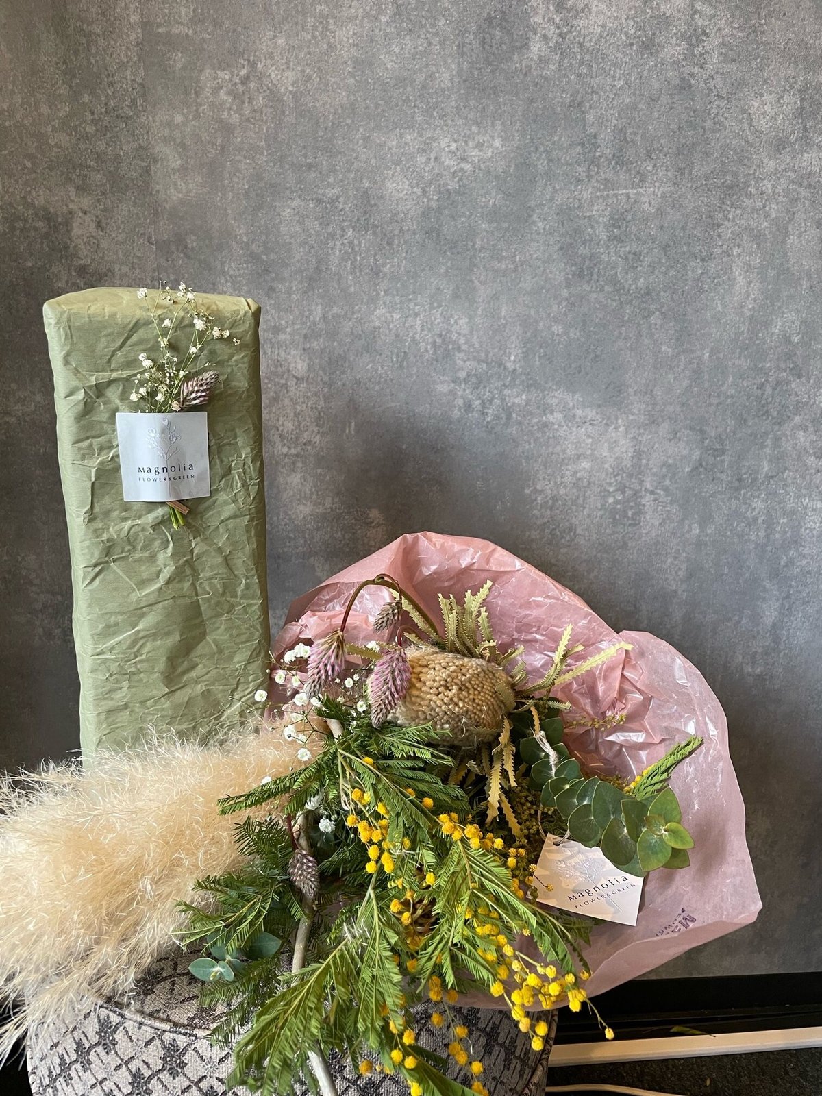 送料込 】DRY FLOWER BOUQUET x FLOWER VASE① | Magno