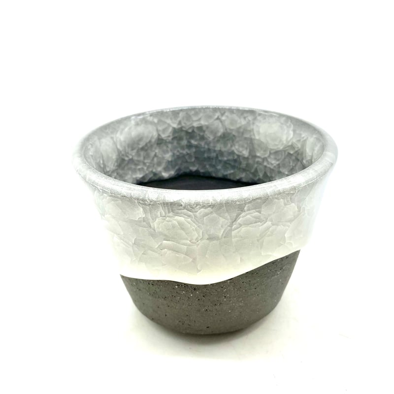 栁本美帆】 氷裂貫入植木鉢（P913） | LEO.