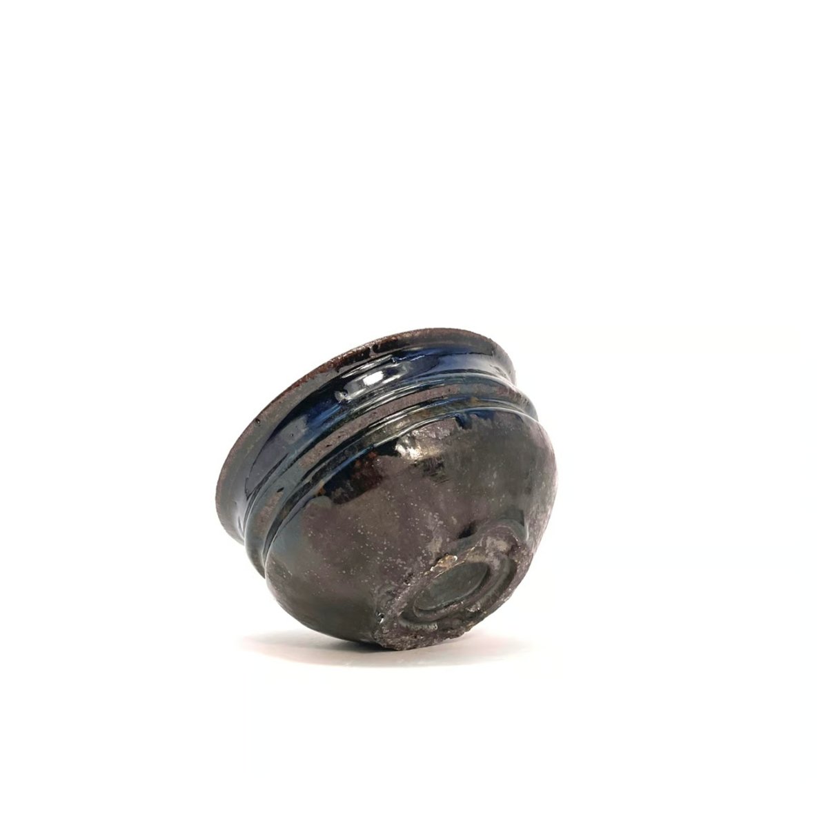 姫野 翔太】 黒飴釉浅鉢EGG（X056） | LEO.