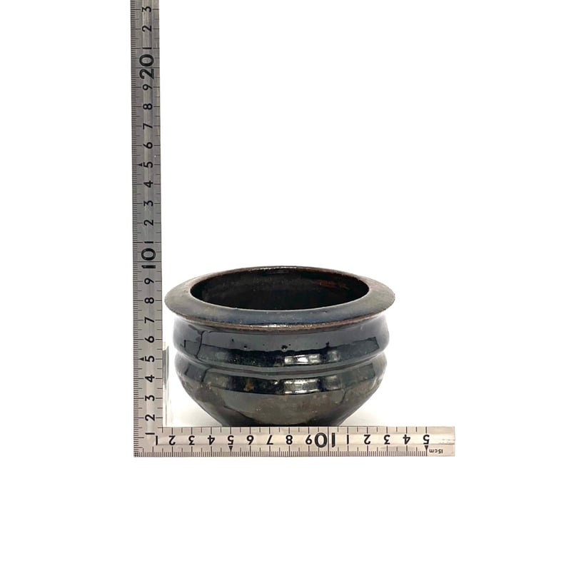 姫野 翔太】 黒飴釉浅鉢EGG（X056） | LEO.