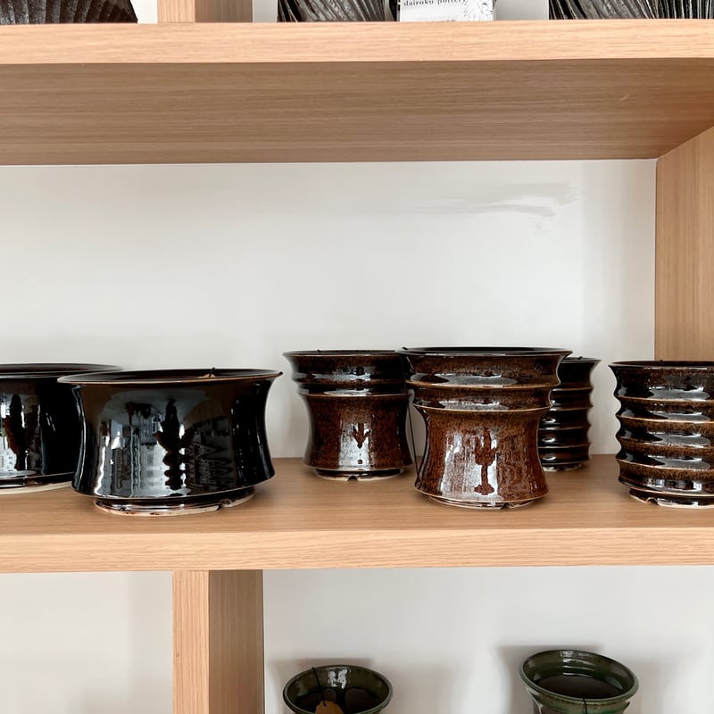 dairoku 植木鉢 陶器鉢 dairoku pottery】 陶器鉢（P874） | LEO.