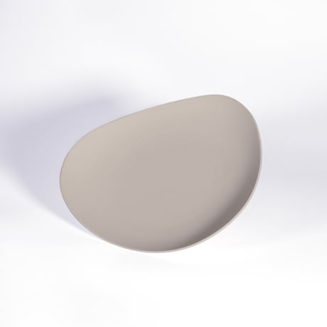 SHIONARI plate(White/Gray)