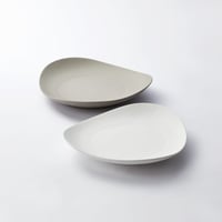 SHIONARI plate(White/Gray)