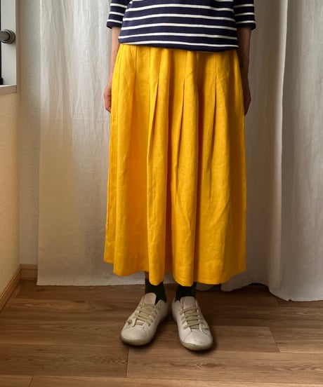 リネンスカート（向日葵）