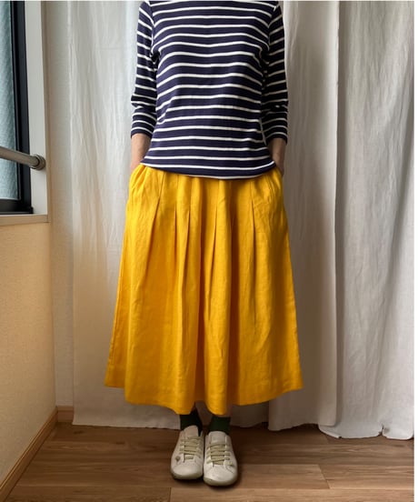リネンスカート（向日葵）