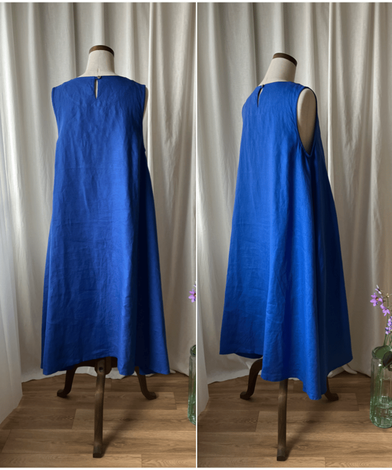 再入荷】Aラインワンピース （スカイブルー） | Happy Dot