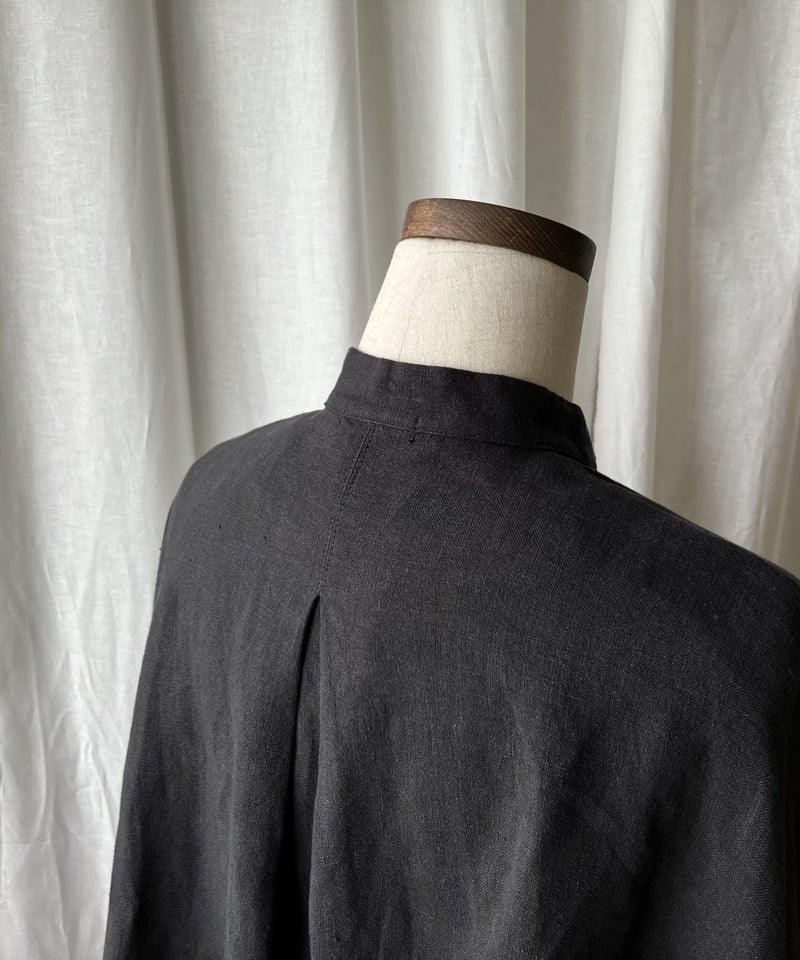 ヨウジヤマモト　ワイズ　ドルマンスリーブリネンジャケット　/38　ダークグレー yohji yamamoto - Y's for men | 飾り布3BJKT / 3つ釦リネン
