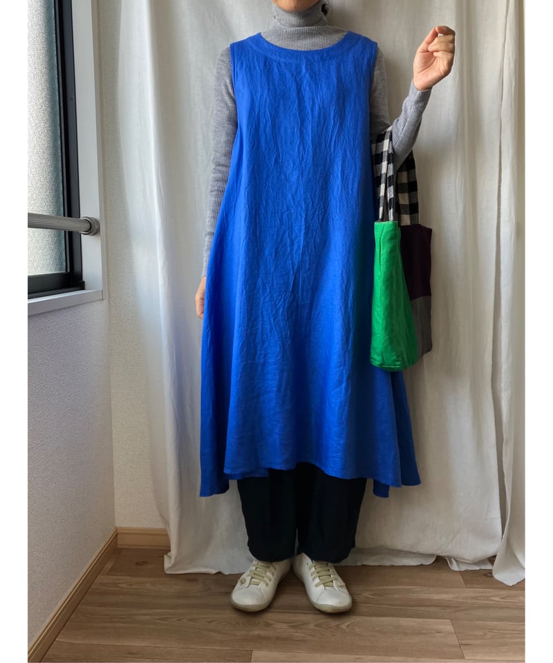 再入荷】Aラインワンピース （スカイブルー） | Happy Dot