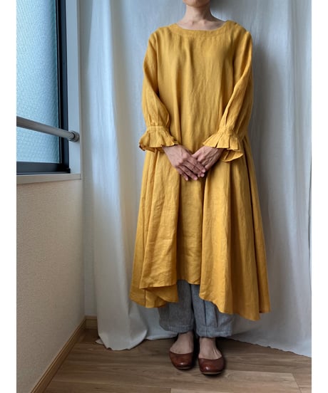 happy.dot ハッピードット　麻　ポンチョ　新品未使用 Happy Dot